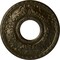 Ekena Millwork Hurley Ceiling Medallion (Fits Canopies up to 7 1/4"), 22 1/8"OD x 7 1/4"ID x 1 3/4"P, Green Gold CM26HUGGS - alternate 1